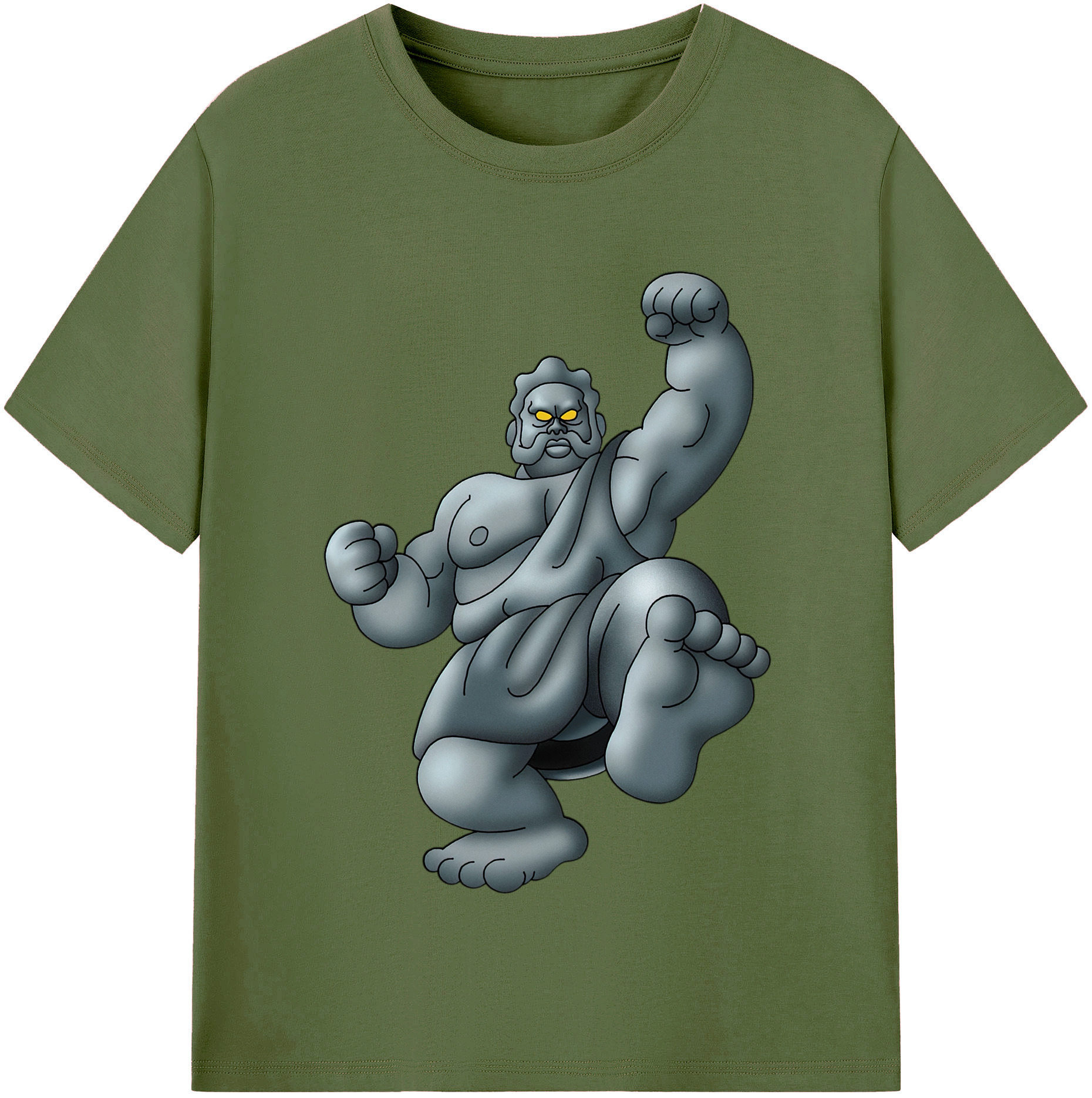 （画像用） ドラゴンクエスト Doragon Kuesuto Dragon Quest 綿100％半袖Tシャツ（フロントプリント）